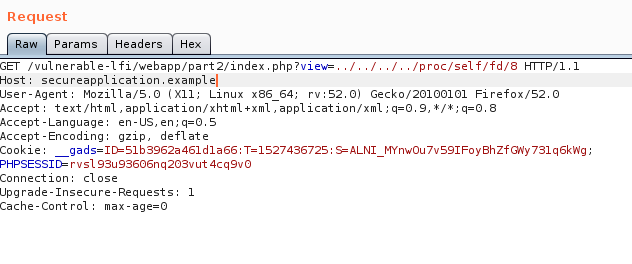 Local File Inclusion schema 5