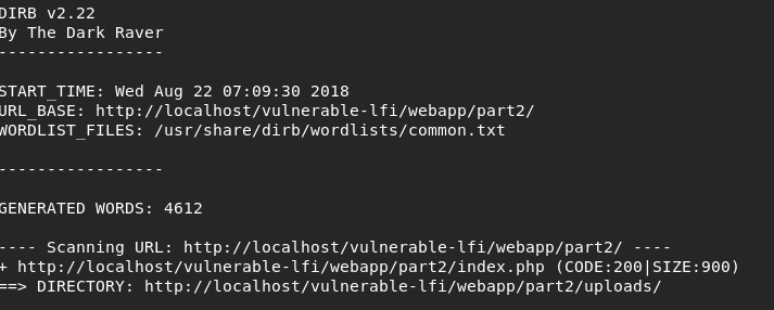 Local File Inclusion schema