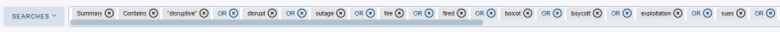 screenshot Adding our list of keywords